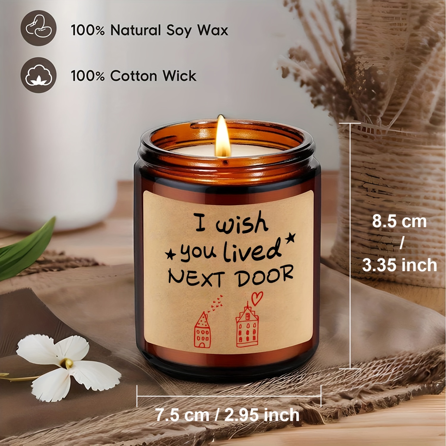 Scented Candles aromatherapy Glass Jar Candles gifts For Mom - Temu