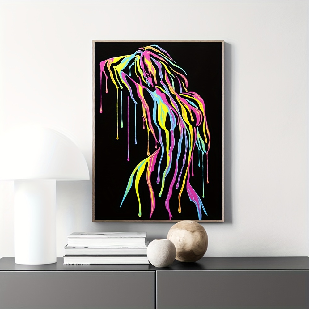 Sexy Naked Girl Painting on Canvas Bedroom Home Decor Modern 5