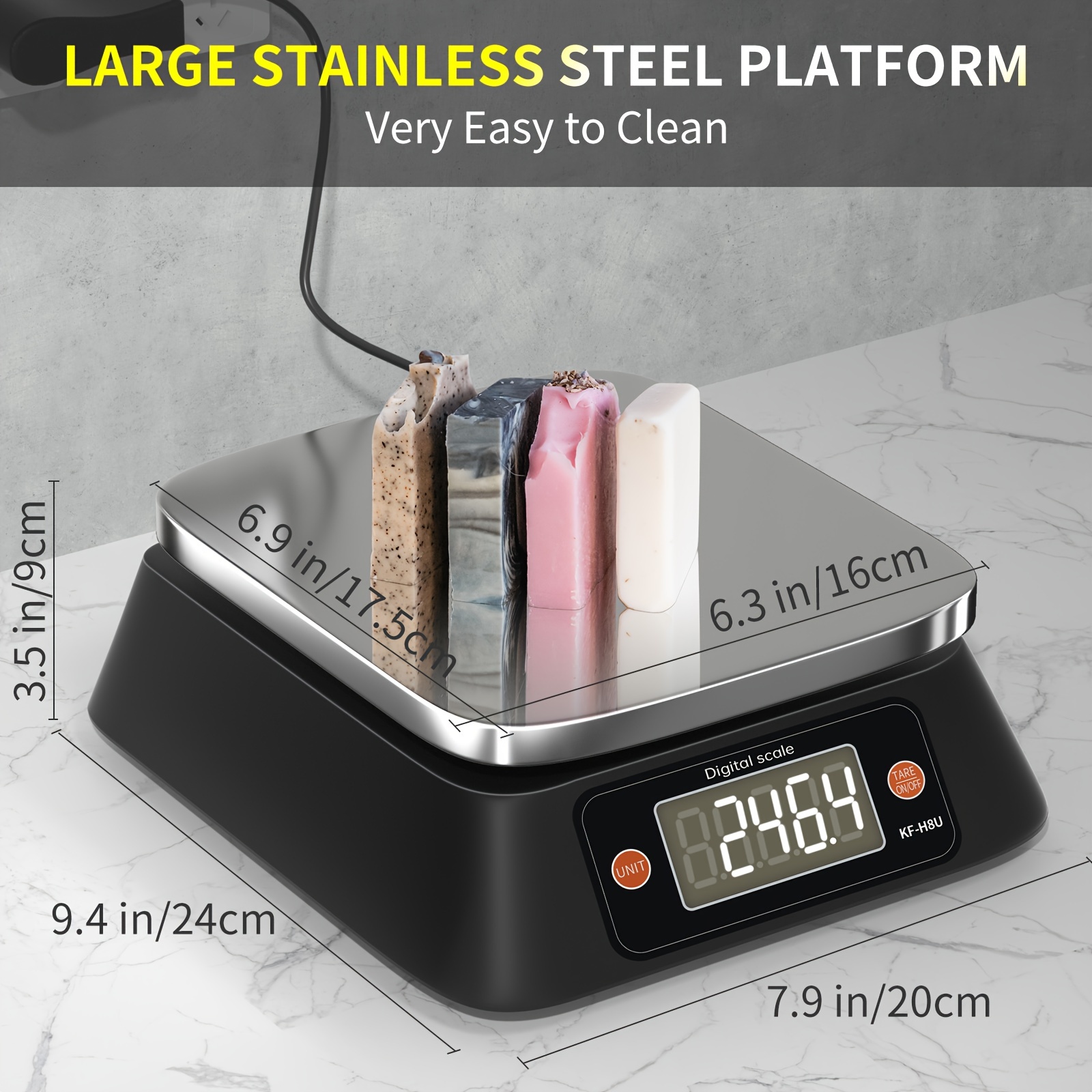 1pc Food Scale Kitchen Scale Food Scales Digital Weight Grams And