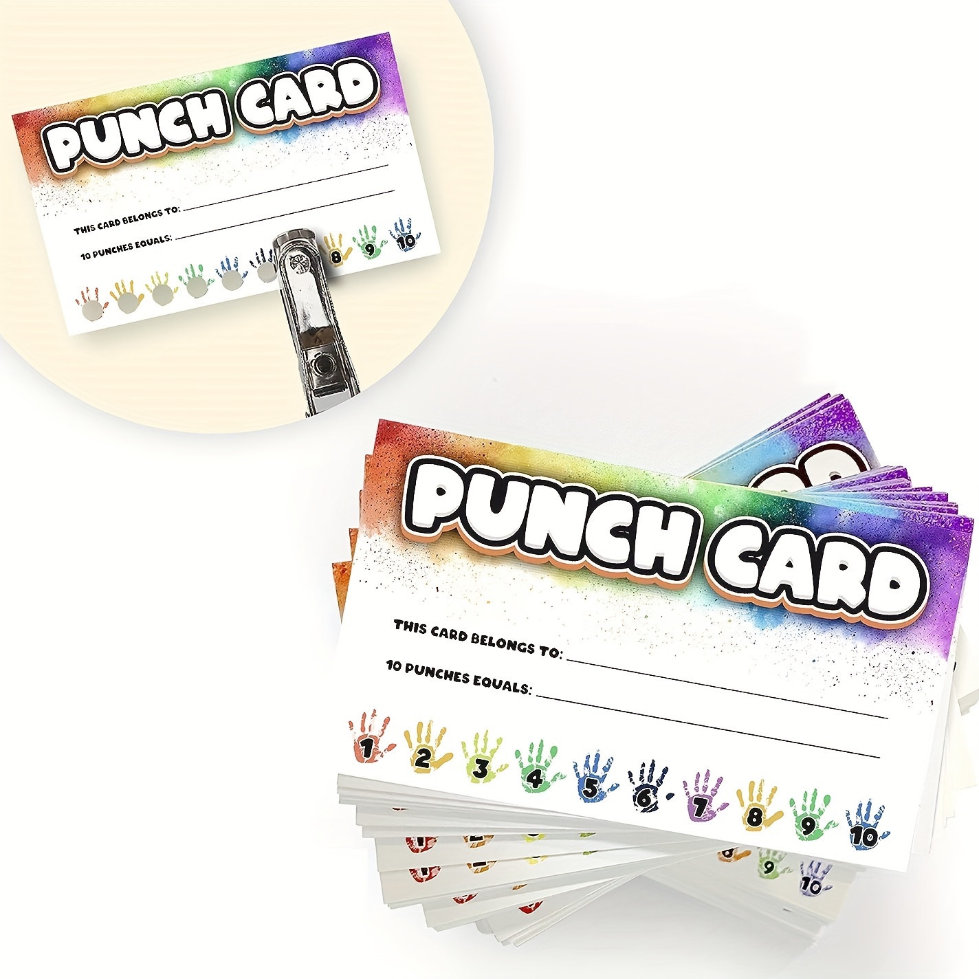 Encouragement Loyalty Reward Card Student Reward Business, Classroom,  Student, Teacher Party Holiday Atmosphere Point Punch Card - Temu Denmark