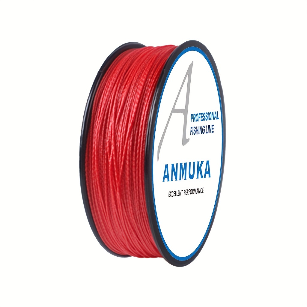 Durable Red Braided Fishing Line 4 Strands 100yd - Temu Canada