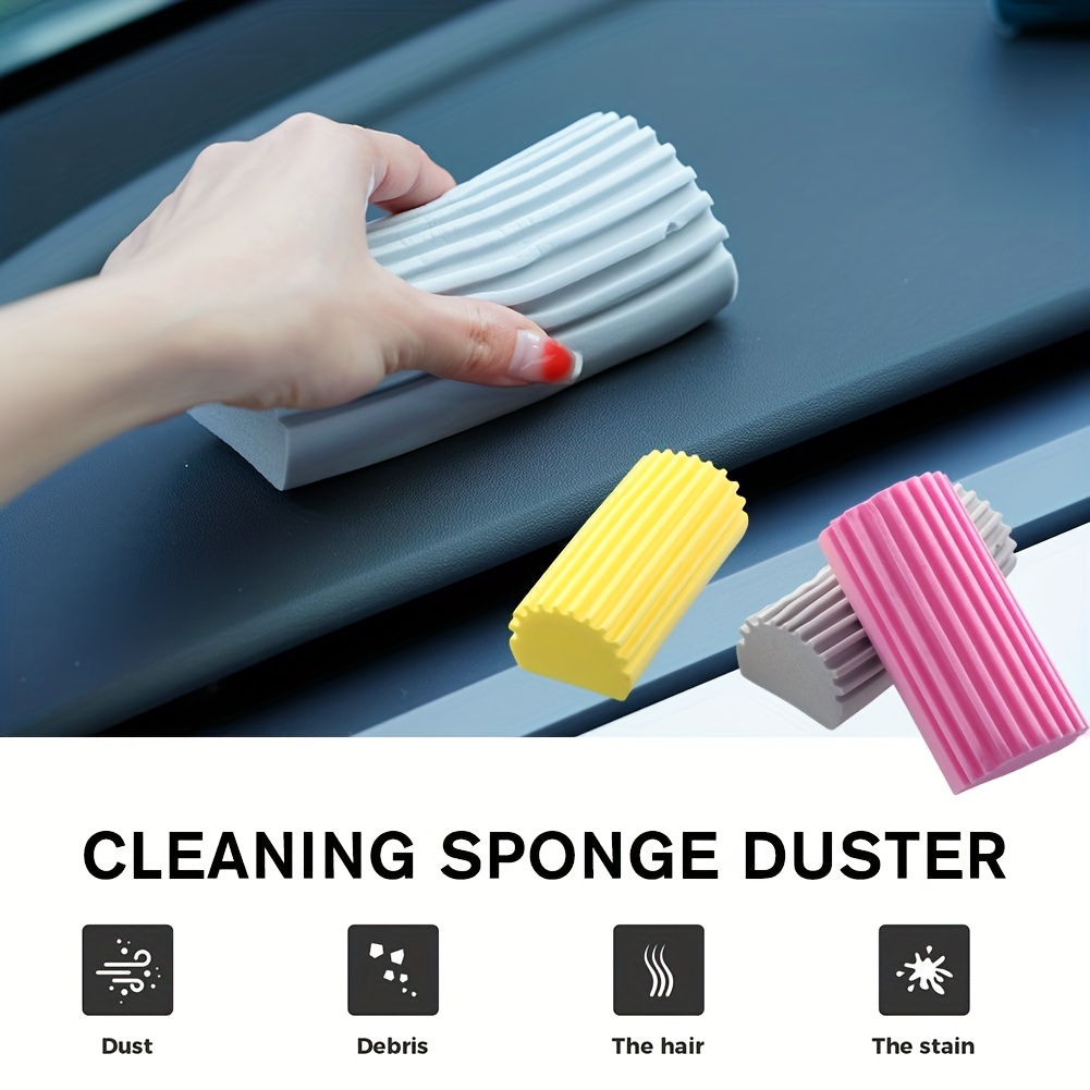 Damp Duster Magical Dust Cleaning Sponge Baseboard Cleaner Duster Sponge  Tool