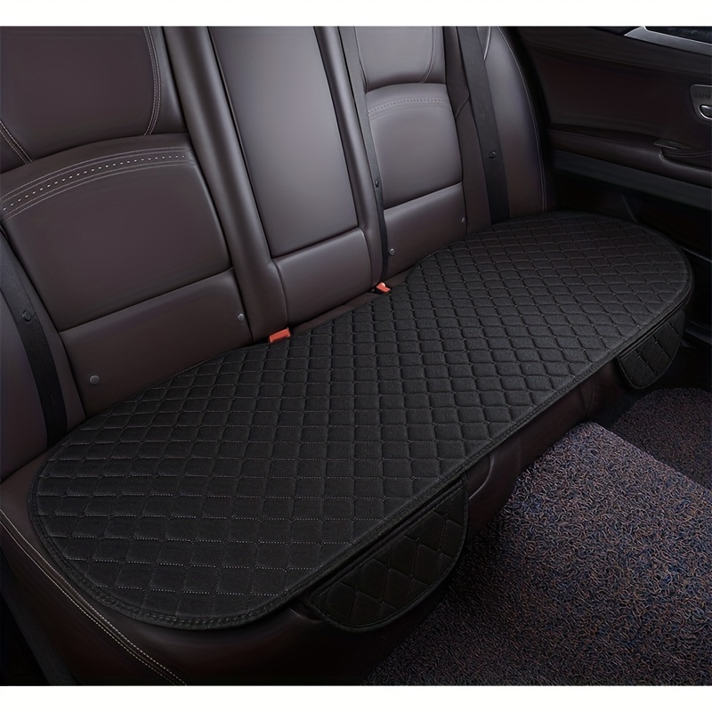 OUTOS - Fundas de piel de lujo para asiento de auto, juego completo de 5  plazas, ajuste universal