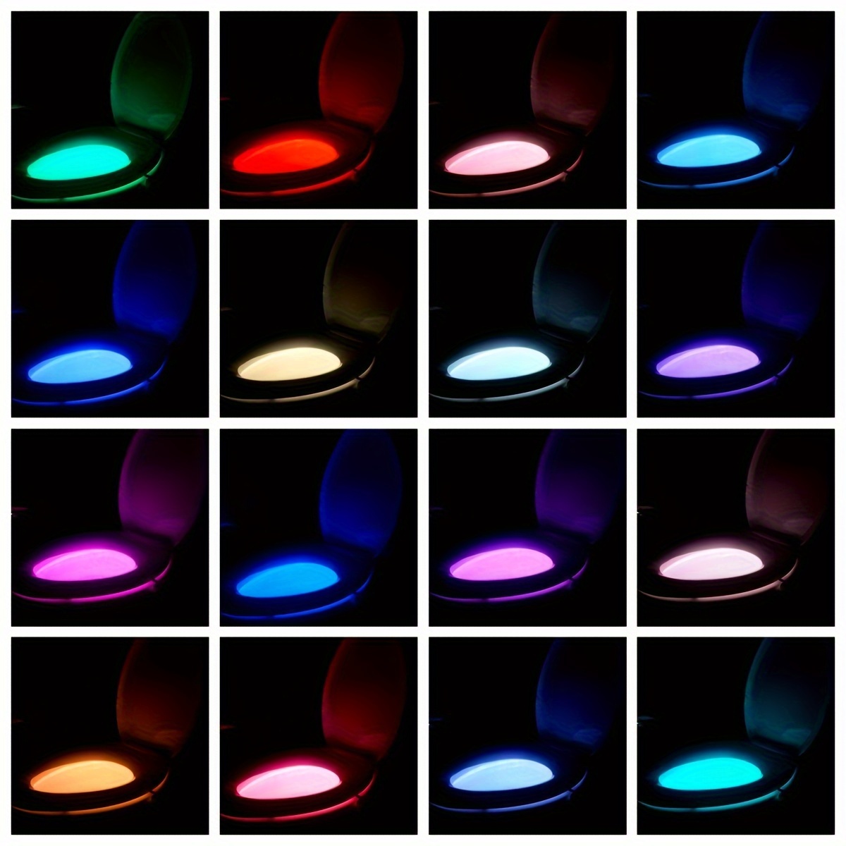 Up To 68% Off on 8 Colors LED Toilet Night Lig
