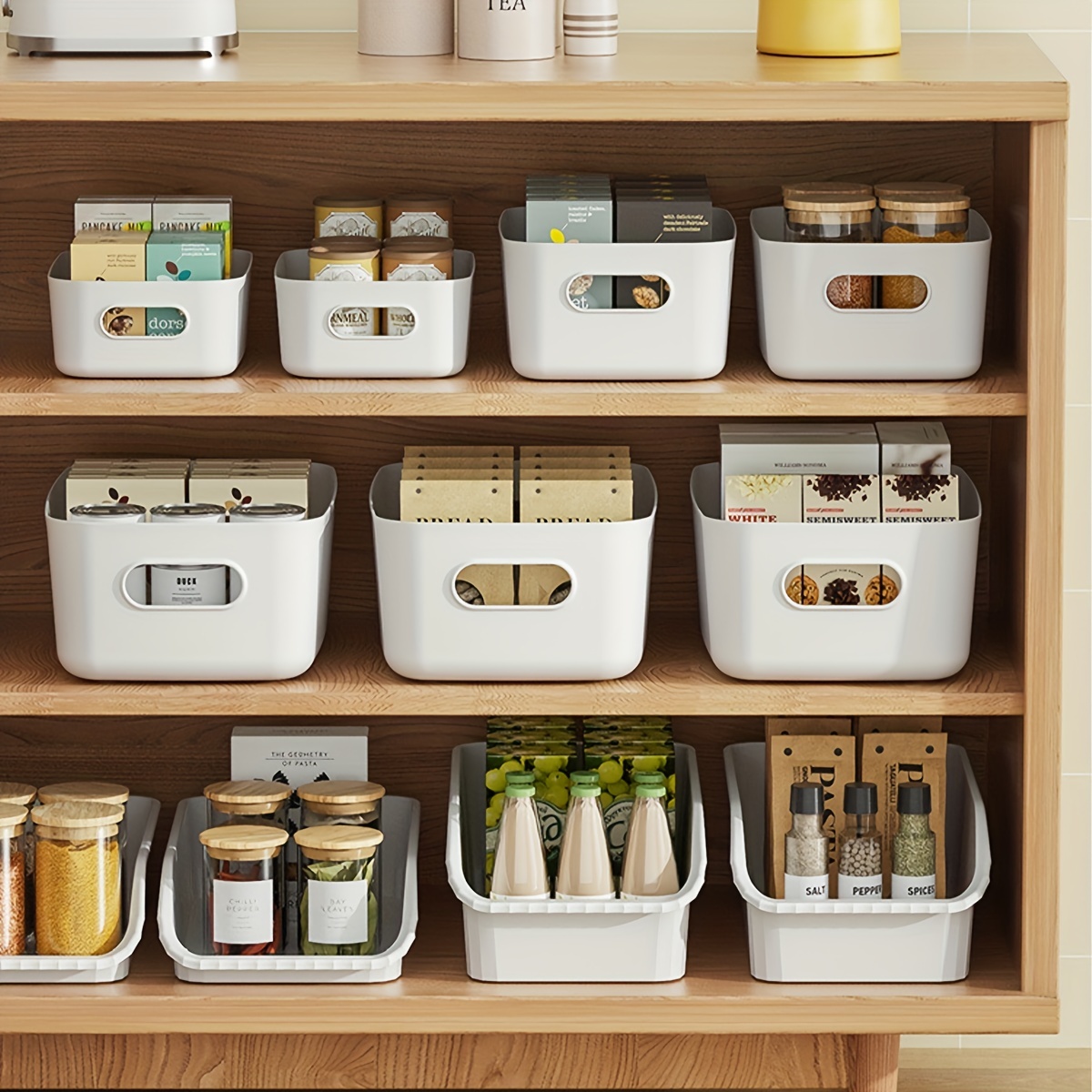 Kitchen Sundries Organize Box Desktop Organizer Seasoning Bottle