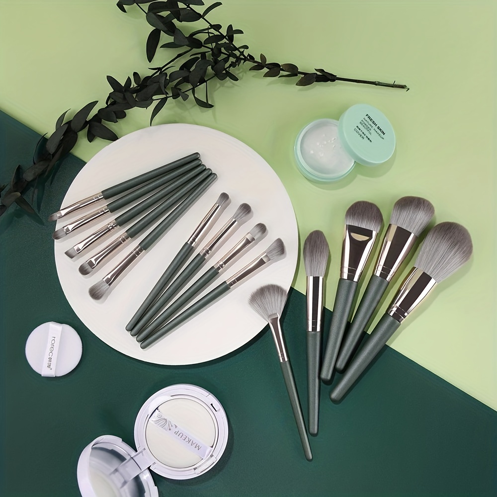 Set Pennelli Trucco Morbido E Soffice Professionale - Temu Italy