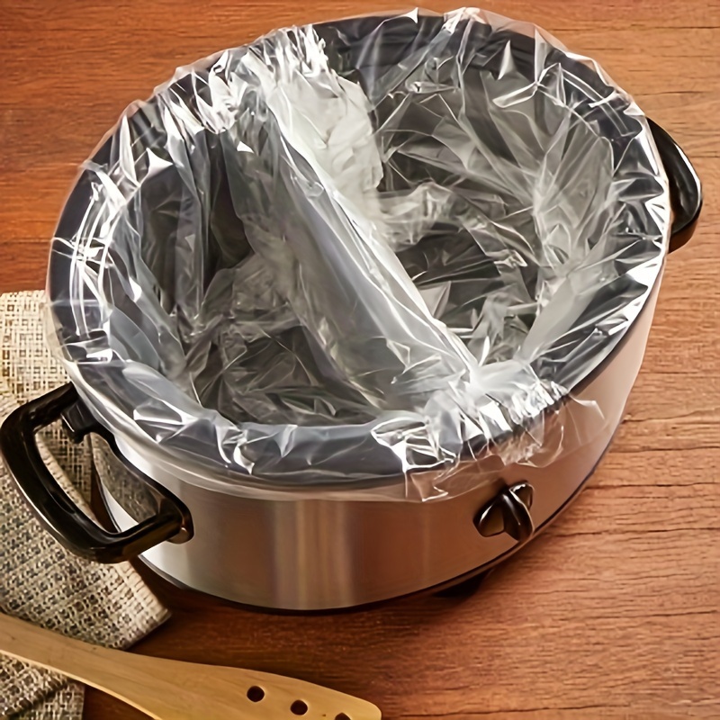 Slow Cooker Liners, Kitchen Disposable Cooking Bags, BPA Free, For Oval Or  Round Pot, Size 13*21 Inches , Fit 3QT To 8QT