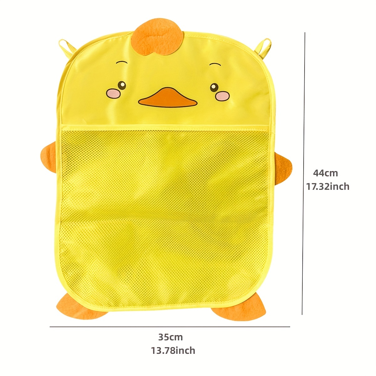 Toy Organizer For Kids Cartoon Duck Baby Shower Storage Mesh - Temu