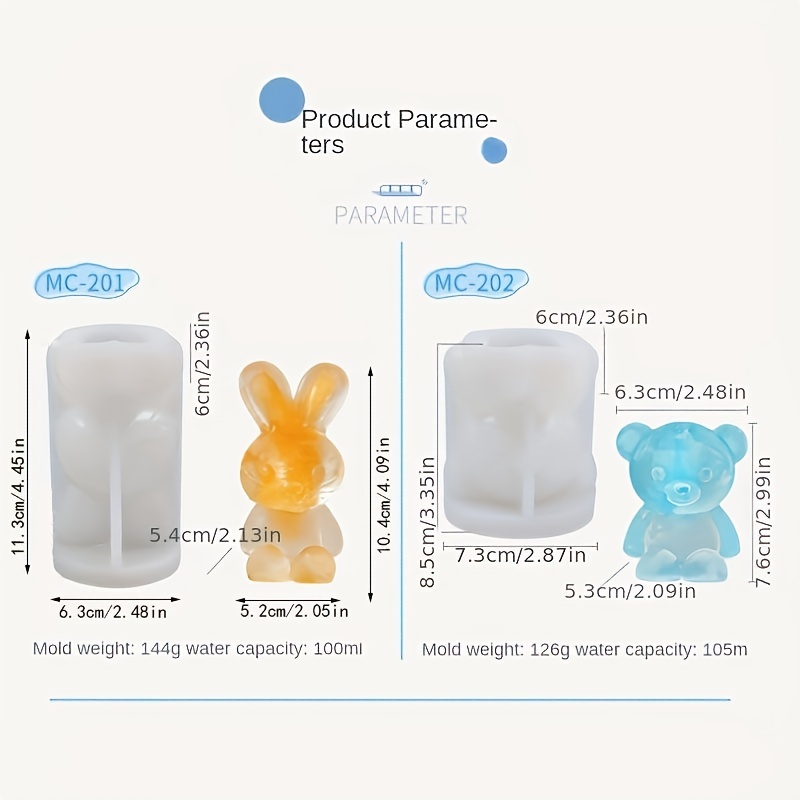 Rabbit Ice Rocks Mold