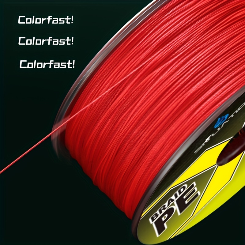 JOF 8-Strand PE Braided Fishing Line, 500M/ 546yds Anti-Abrasion Smooth  Long Casting Fishing Line, With 20-100LB/9.07-45.36KG Strong Pull