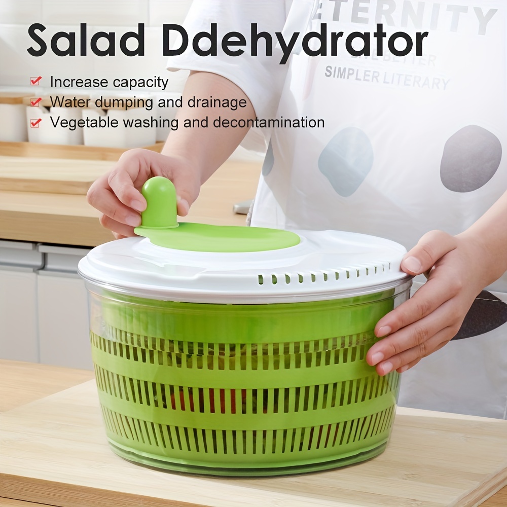 5-liter Manual Salad Spinner That Drys Fresh Vegetables And