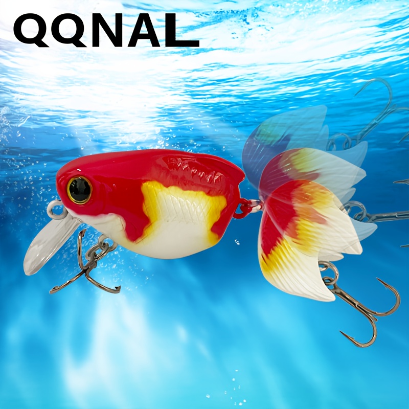 Realistic Floating Goldfish Minnow Lure Bionic Wobbler - Temu