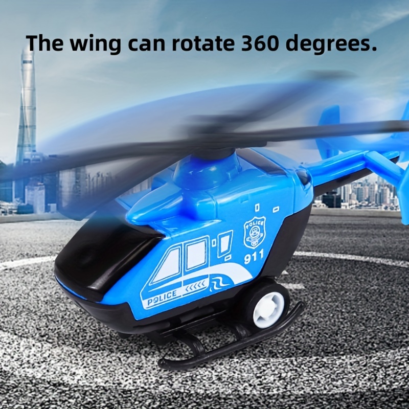 Pull Back Helicopter Toy Mini Simulation Gift