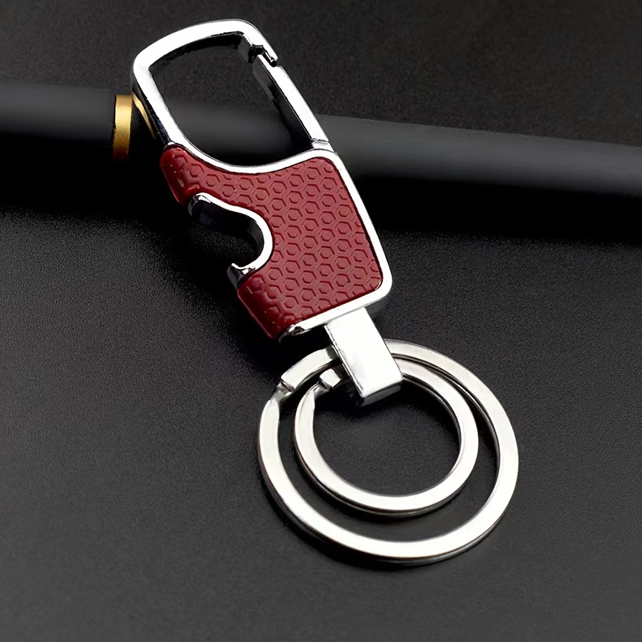 Mens Car Key Pendant Double Ring Key Ring Men Metal Bottle Opener Keychain, Find Great Deals