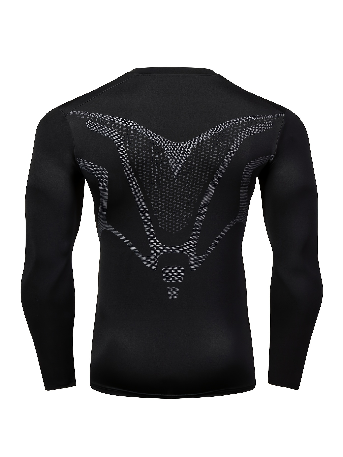 Breathable Compression Long Sleeve Sports Shirt Men Quick - Temu