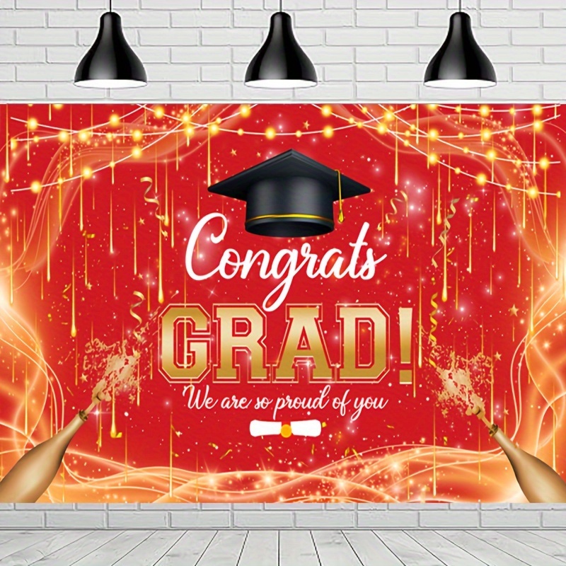 Graduation Decorations 2024 Graduation Party Supplies 2024 Graduation Party  Hanging Swirl Grad Decor 2024 Grad Decorations Congrats Grad Gold Black