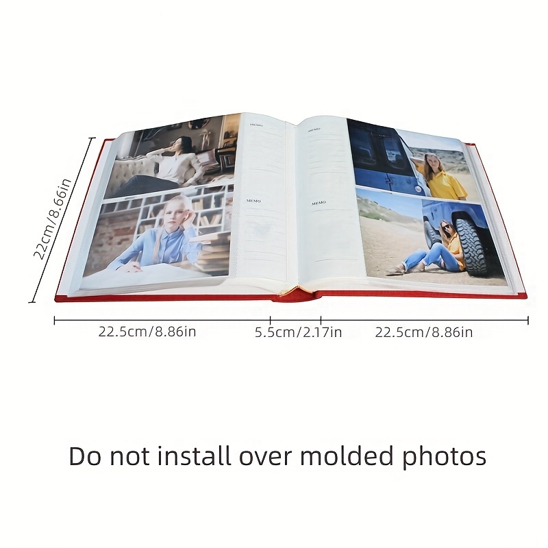 Album photo à pochettes Feel Home bleu pour 300 photos 10x15 cm