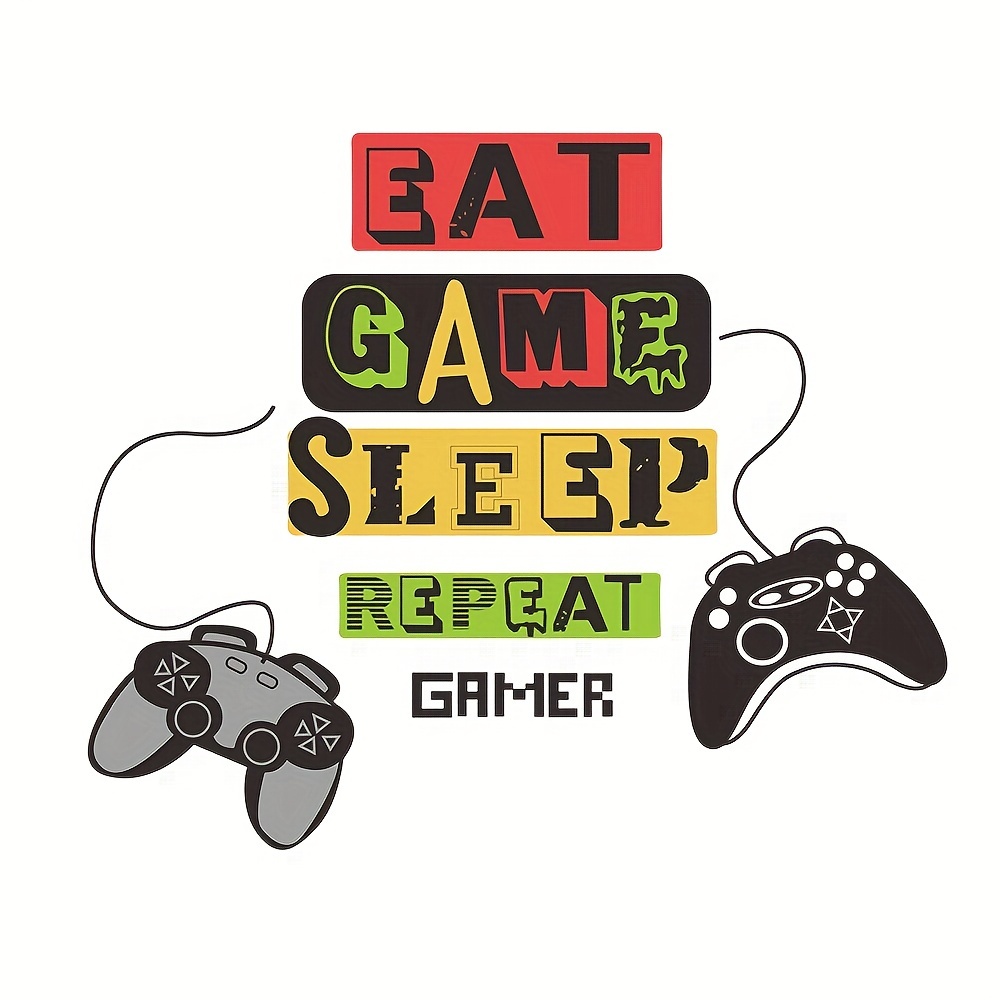 Game Wall Stickers Removable Wall Decals Living Room Bedroom Classroom Game Room Decorative Wall Stickers, Wall Decoration, , Art, Durable Vinyl, Stickers, Removable Decals, Peelandstick Decals