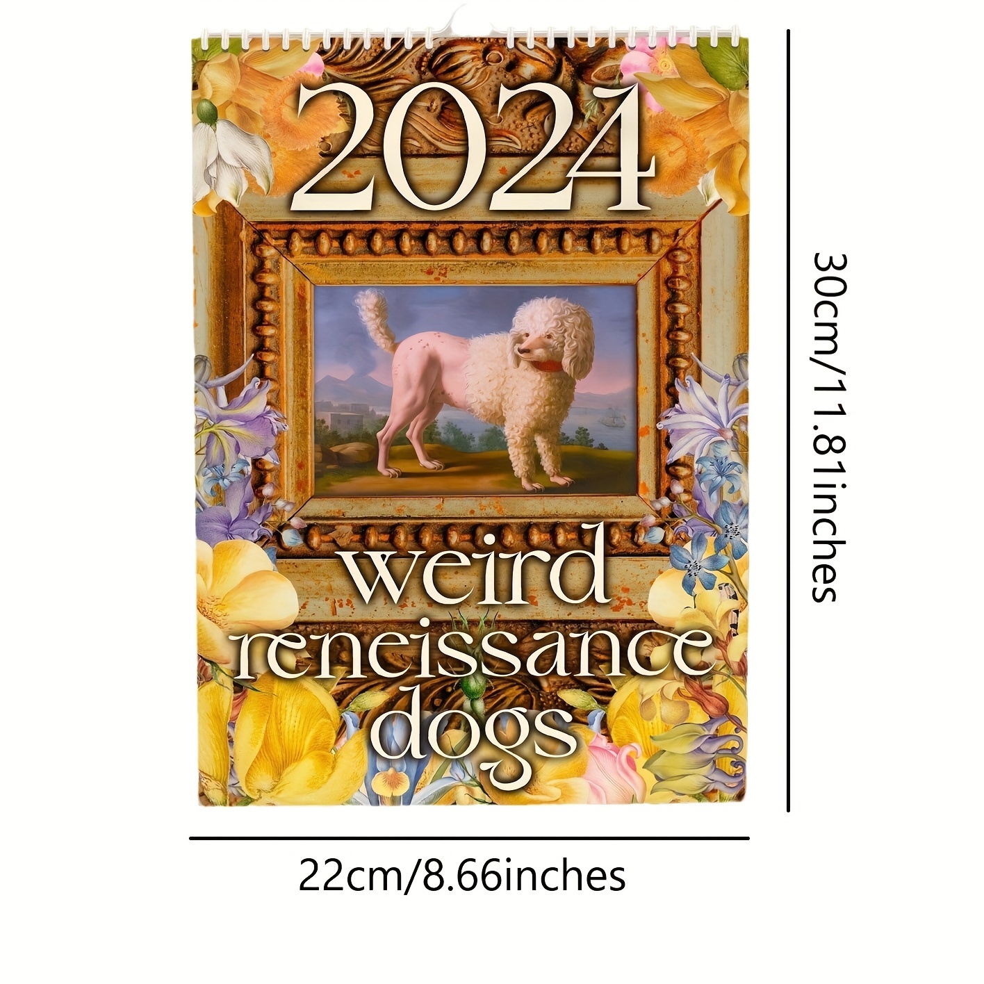 2024 Wall Calendar - Calendar 2024, Wall Calendar 2024, Cutie Dogs