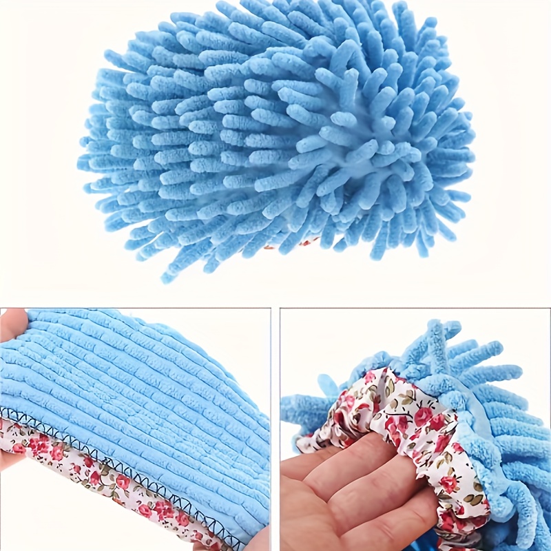 Lazy Mop Slippers Blue | ForAllApparel