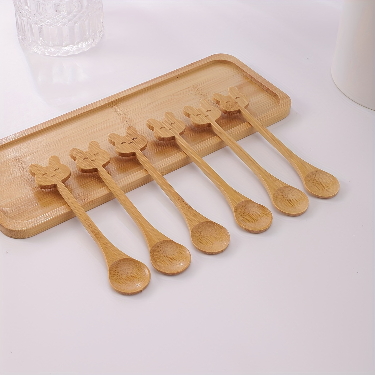 Wooden Measuring Spoon Set - Coffee, Tea, Sugar and Spice Scoops