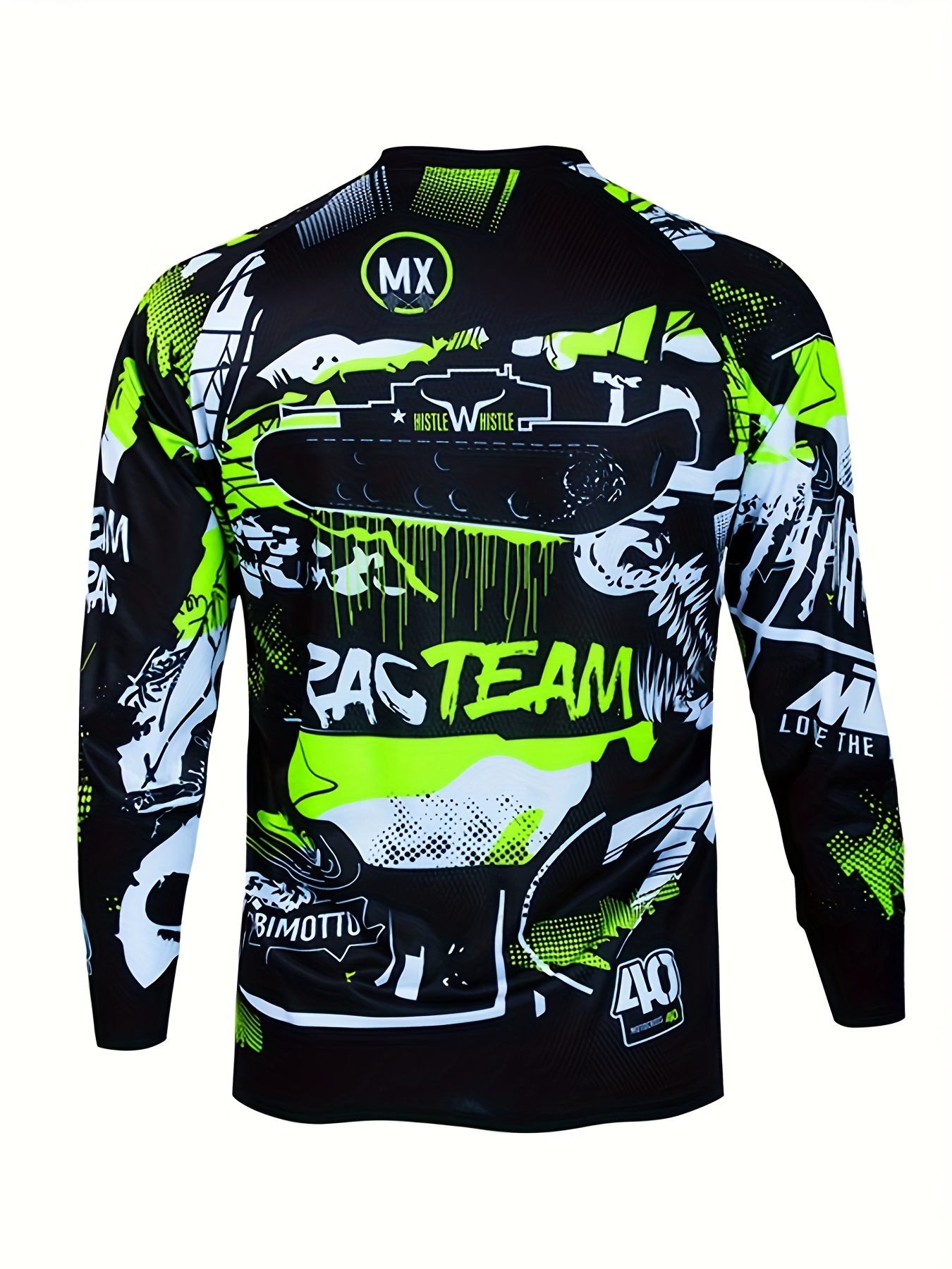 サイクリングジャージ 長袖 グラフィックデザイン