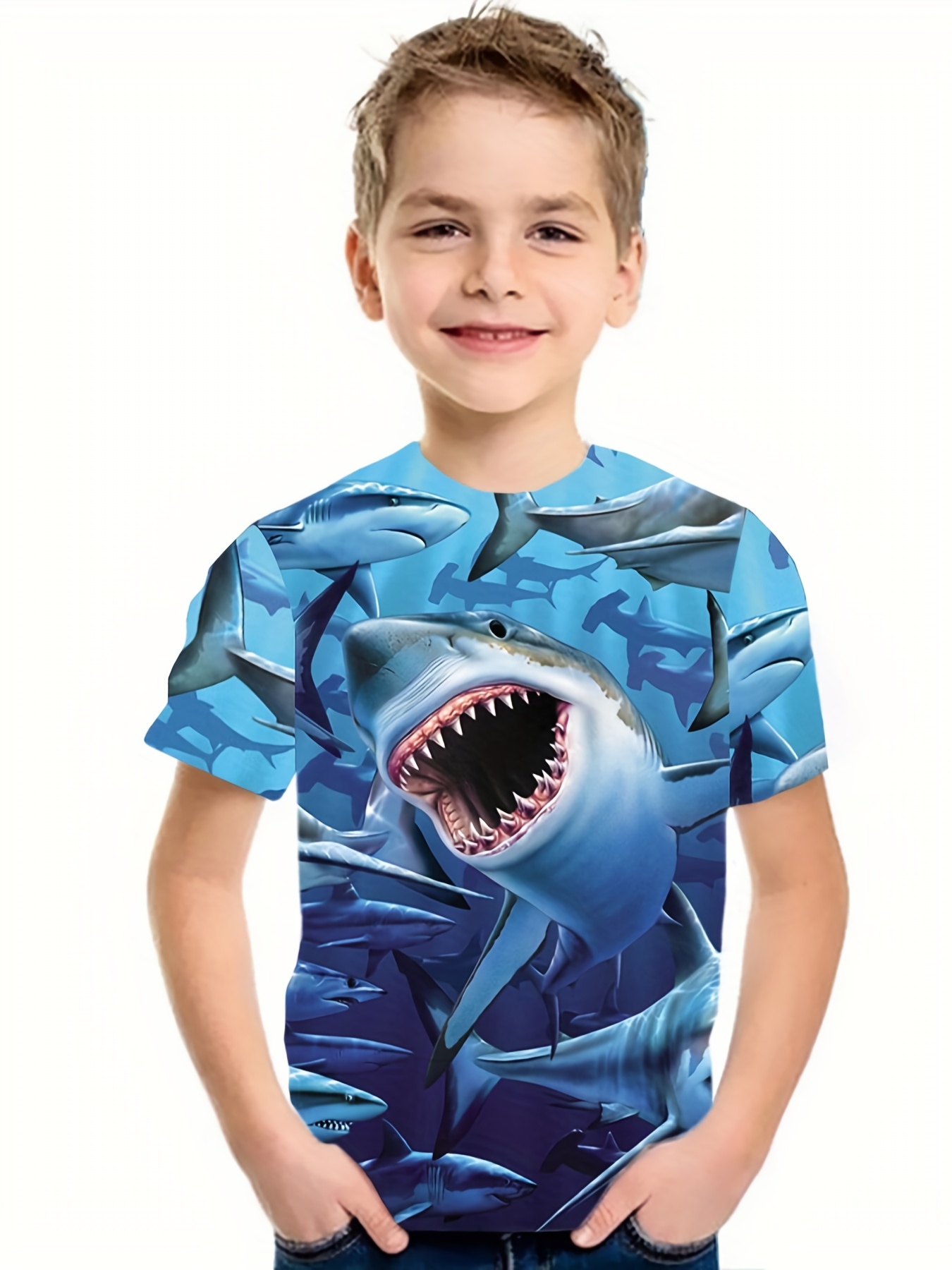 Camiseta Con Gráfico De Tractor Para Niño, Camiseta Informal Con Estampado  3D Transpirable Ligeramente Elástica, Ropa Para Niños Para Verano Al Aire  Libre - Temu