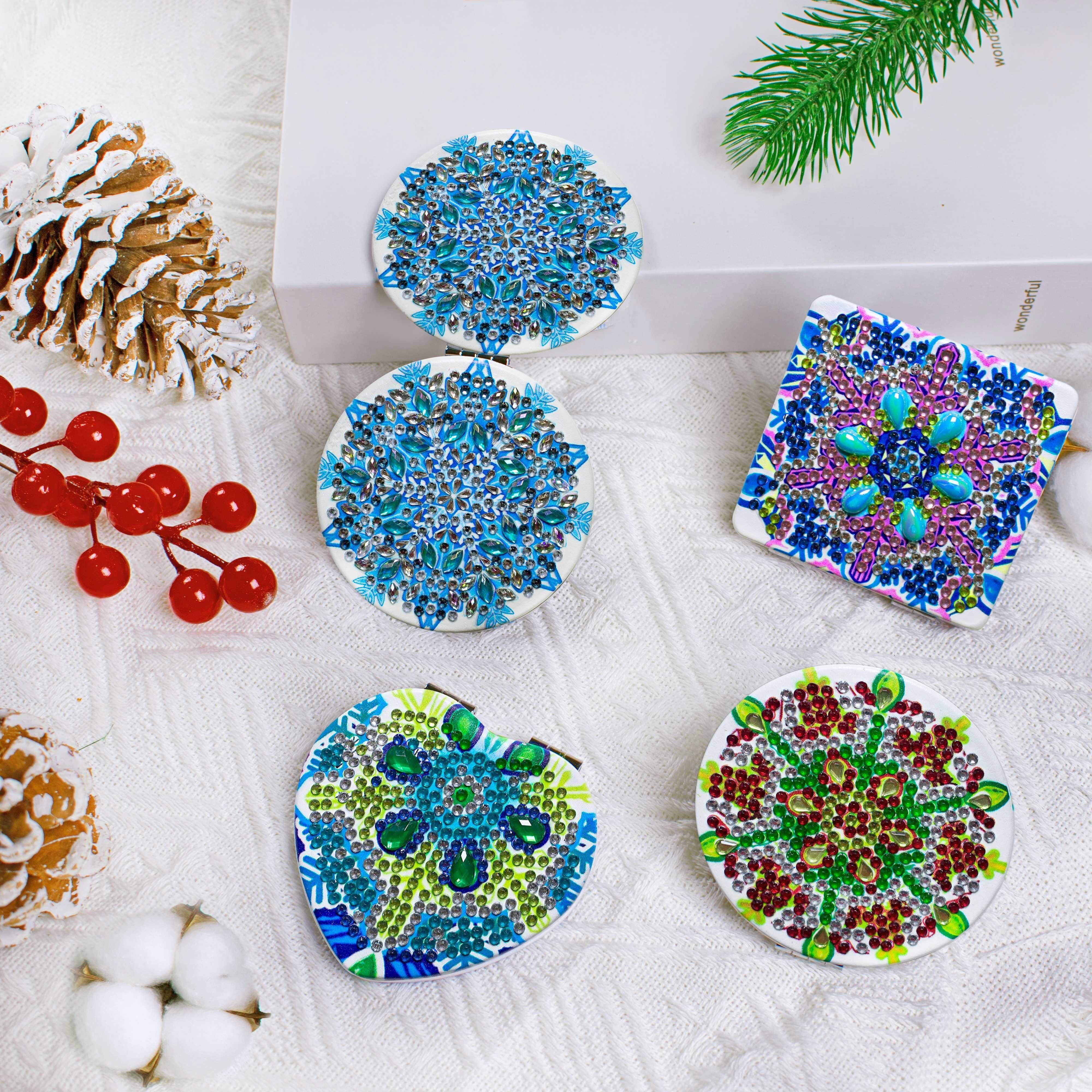 Diy Snowflake Diamond Painting Suncatchers Crystals Acrylic - Temu