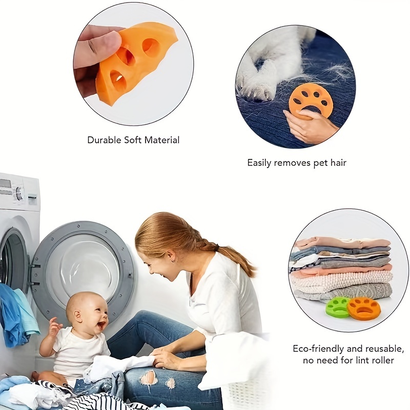 1/3 Pièces, Épilateur De Poils D'animaux Pour Le Linge, Dissolvant De  Peluches Réutilisable Pour