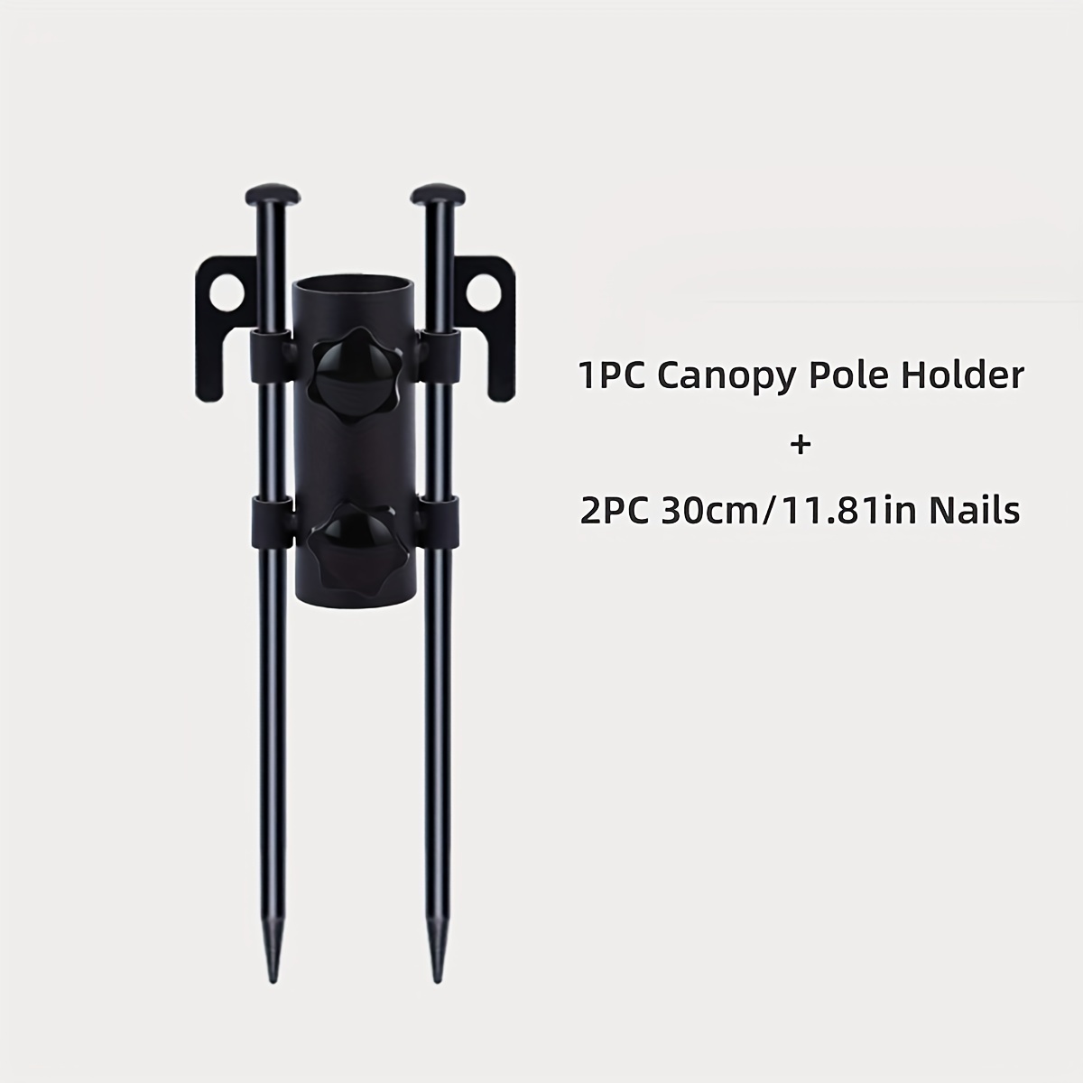 Canopy Pole Holder Adjustable Aperture Size With Without Nut Fishing  Umbrella Holder Equipped With 30cm 11 81in Tent Nails - Sports & Outdoors -  Temu Australia