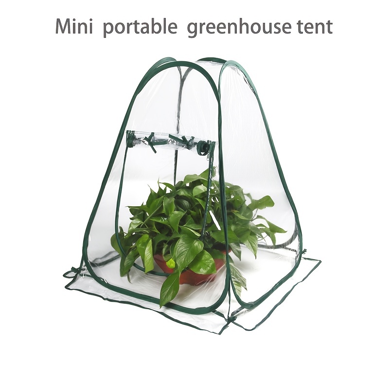 1pc Mini Serre Couverture Fleur Maison Tente Portable Petit - Temu France