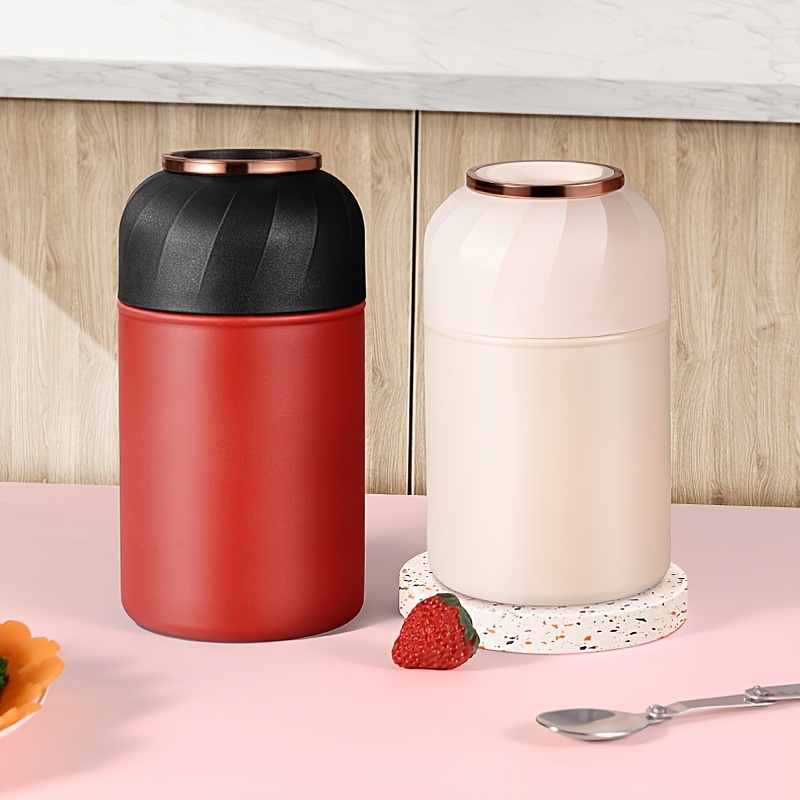 Vacuum Insulated Oatmeal Container With Lid Perfect For Hot - Temu