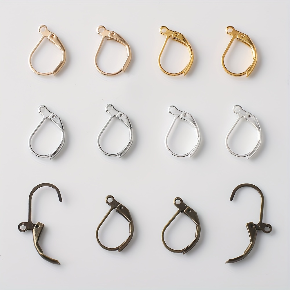 Stainless Steel Earring Hooks Drop Earring Wires Connector - Temu