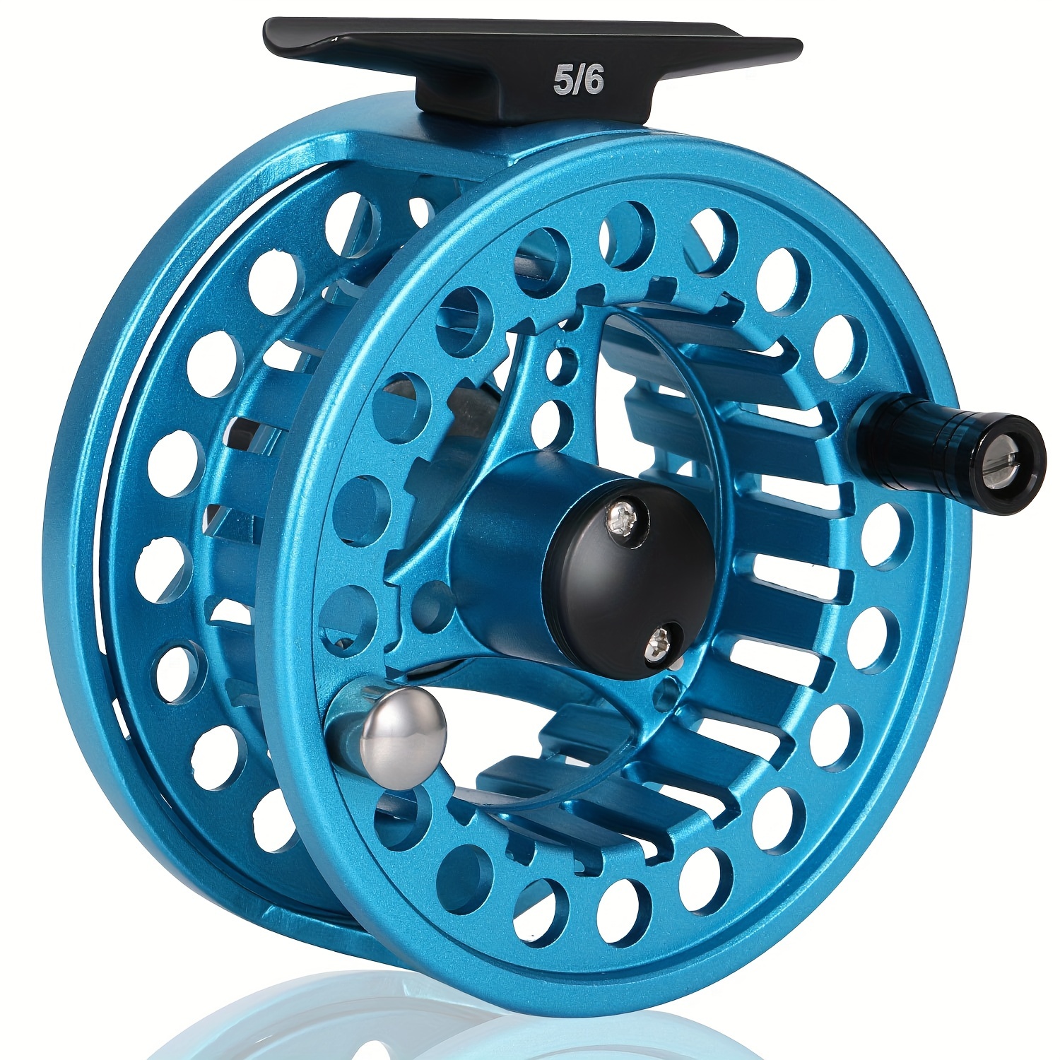  Fly Fishing Reel, Waterproof Comfortable Hand Feel Aluminum  Alloy 7/9 Flying Reel for Seawater Fishing (Blue) : Sports & Outdoors