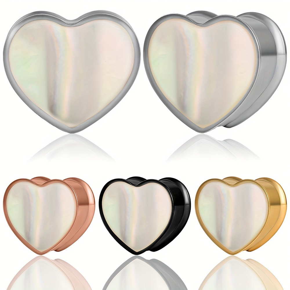 Metal Heart Tray (2pcs) Rose Gold