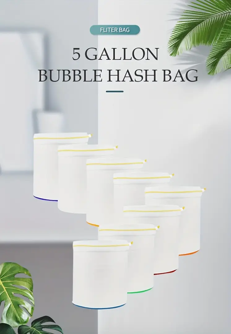 All Mesh Bubble Hash Bags 5 Gallon Bubble Ice Hash Filter - Temu