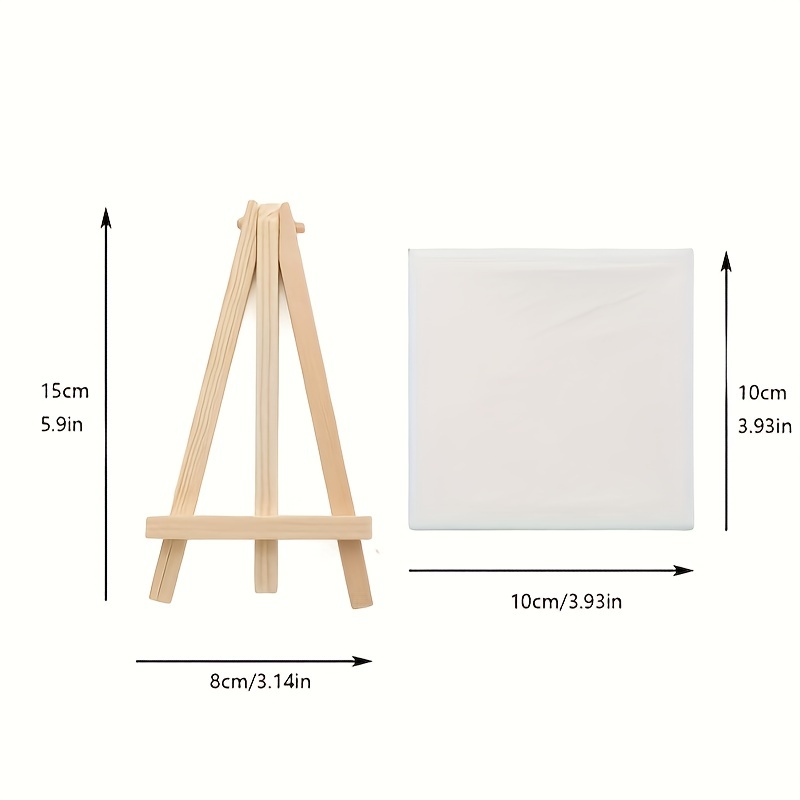 Mini Canvas Painting Board Multifunctional Wooden Painting - Temu