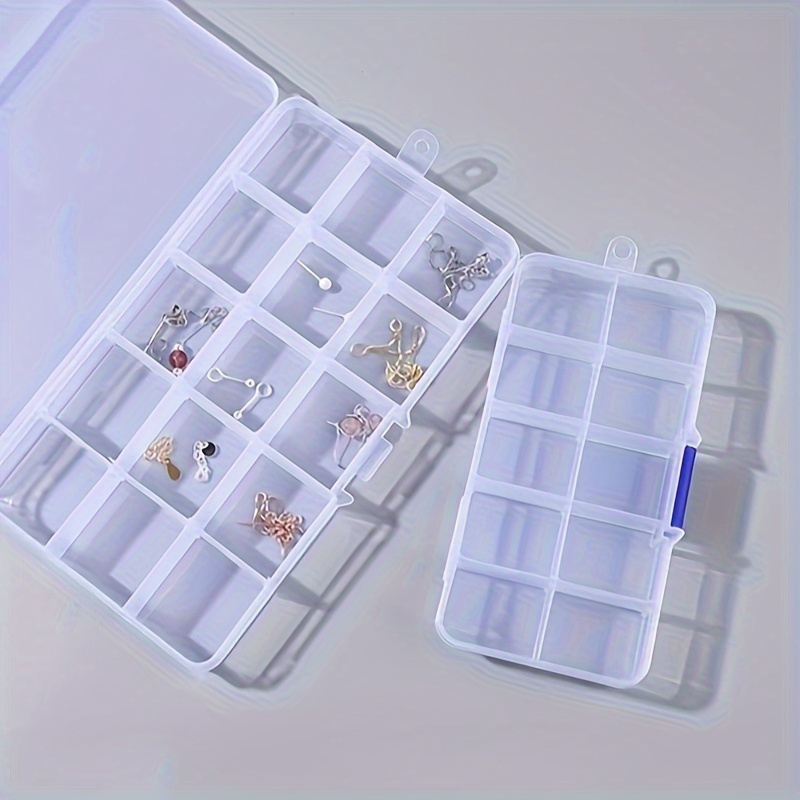 3 Piezas Cajas Almacenaje Plastico, Cajas Plastico Almacenaje Pequeñas, Caja  de Plástico Transparente para Joyas/Tornillos Organizador : :  Hogar y cocina