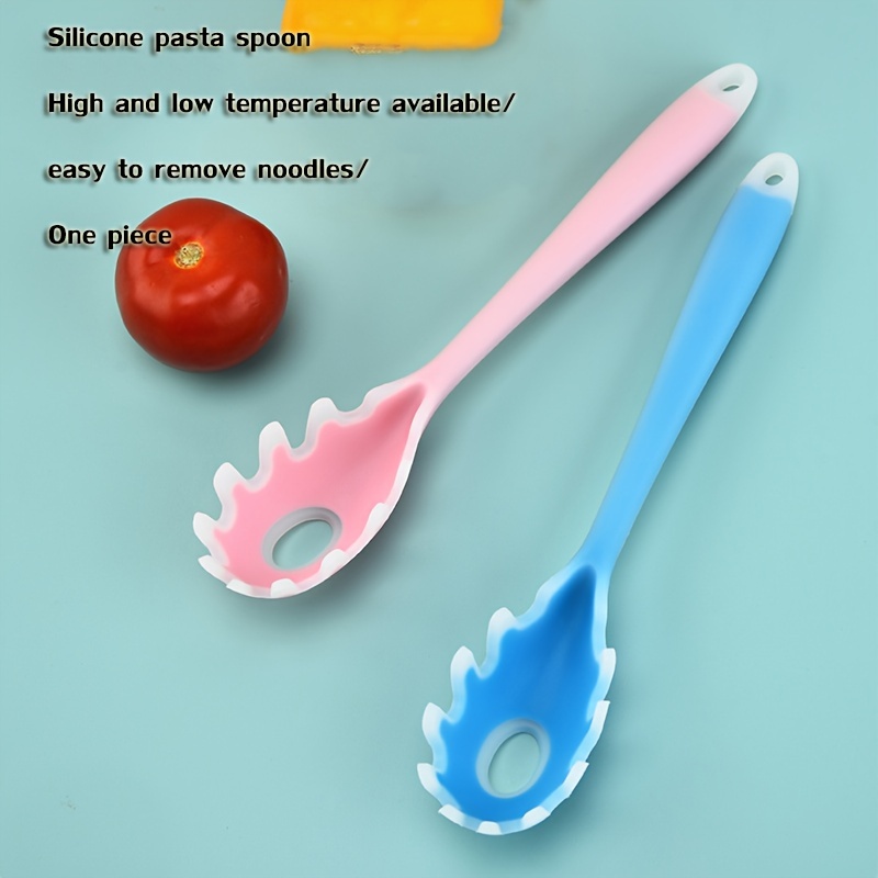 1pcs Silicone Pasta Noodle Spoon Silicone Noodle Scoop Colander