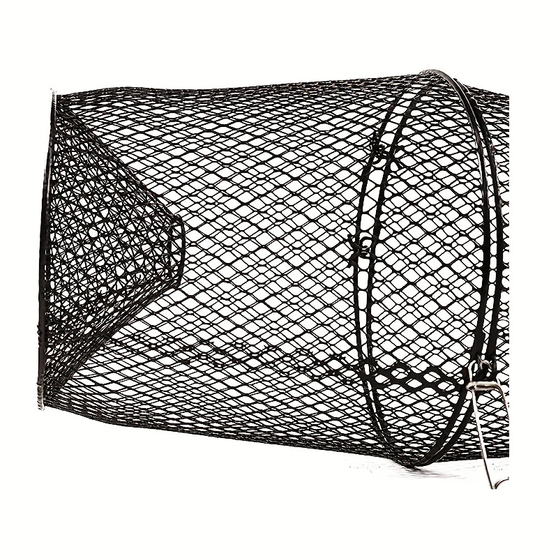 Durable Crayfish Trap Cage Heavy Steel Fishing Mesh Fishing - Temu
