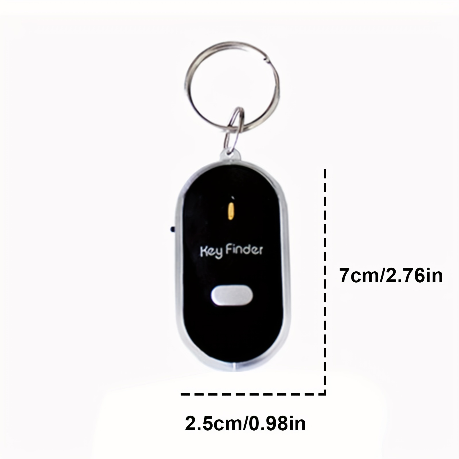 LED Whistle Key Finder Flashing Beeping Sound Control Alarm