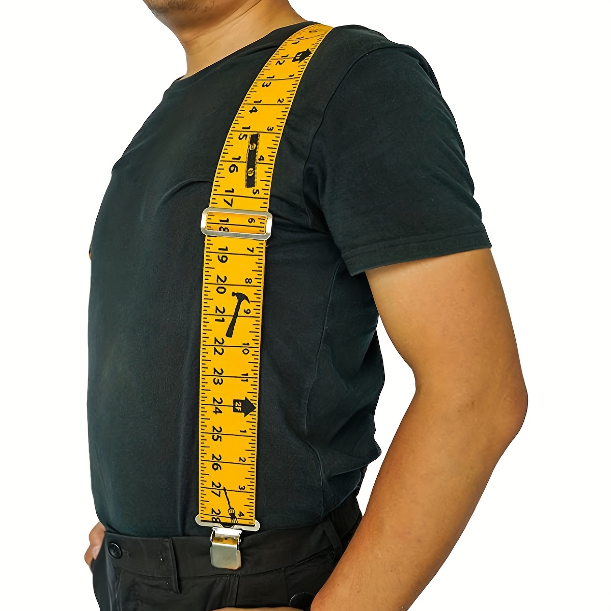 Men's Suspenders With Widened And Comfortable Elastic Straps - Temu