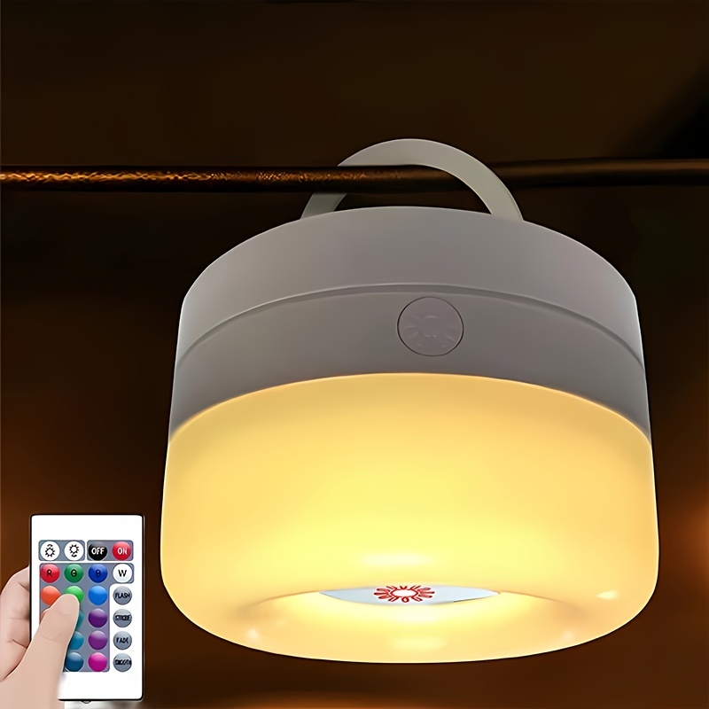 Lampe de Chevet Tactile RGB Polyvalente avec Télécommande, Lampe