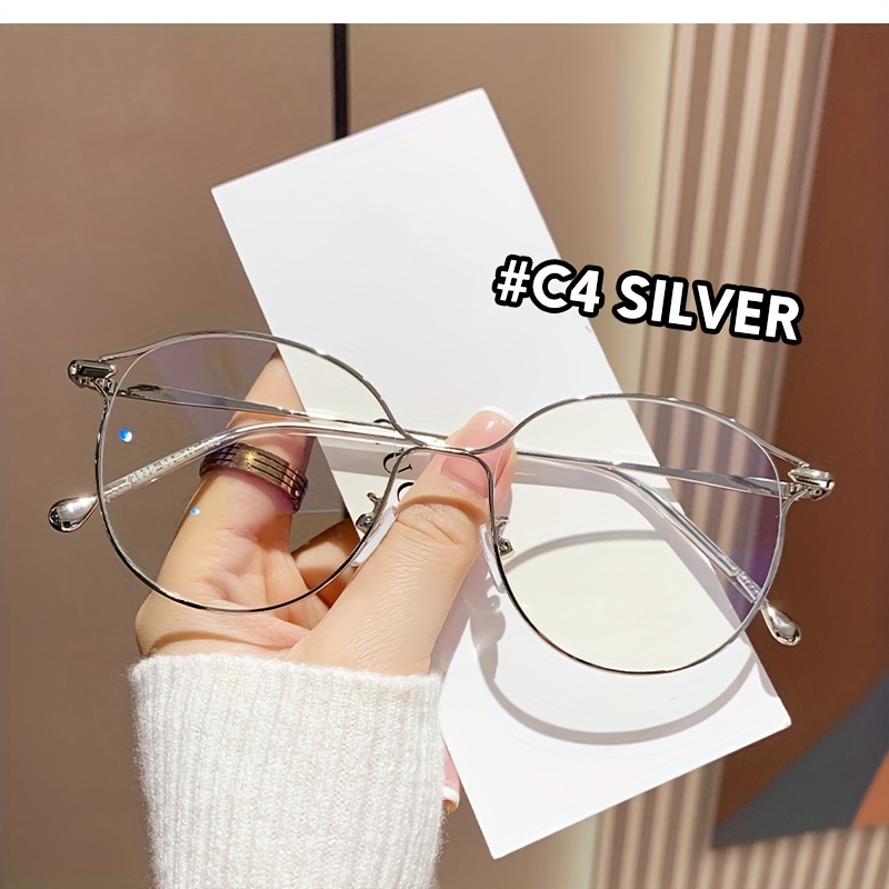 Blue Light Blocking Glasses Cute Cat Eye Clear Lens Anti - Temu