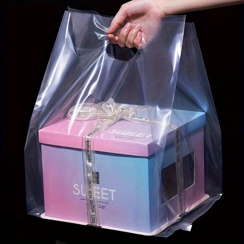 Cake Bags Transparent Thickened Cake Bags Bread Dessert - Temu