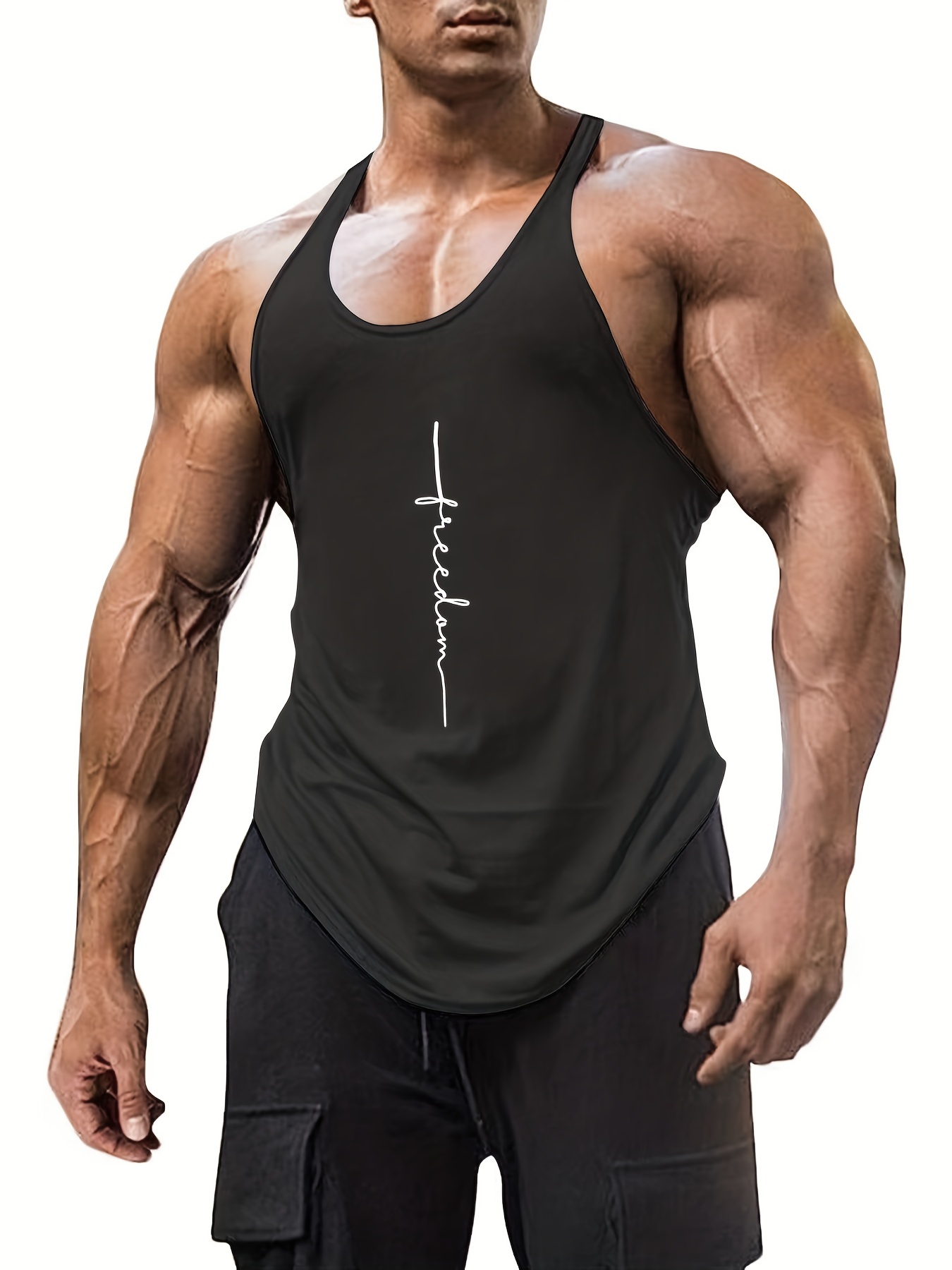 Men's Compression Undershirt Workout Tank Top Tummy - Temu United Kingdom