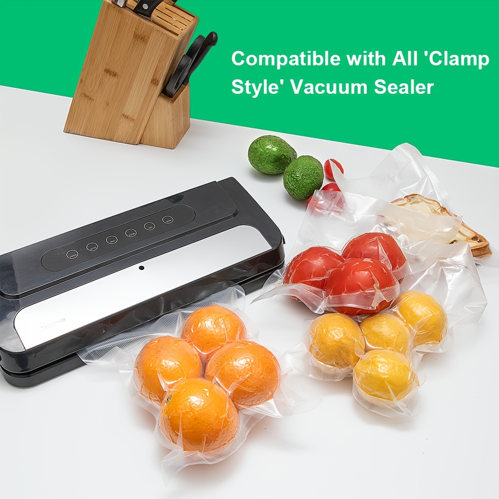 Vacuum Sealer Bags 4Mil Embossed Roll Kitchen Food Saver Seal Storage Bags  8x20