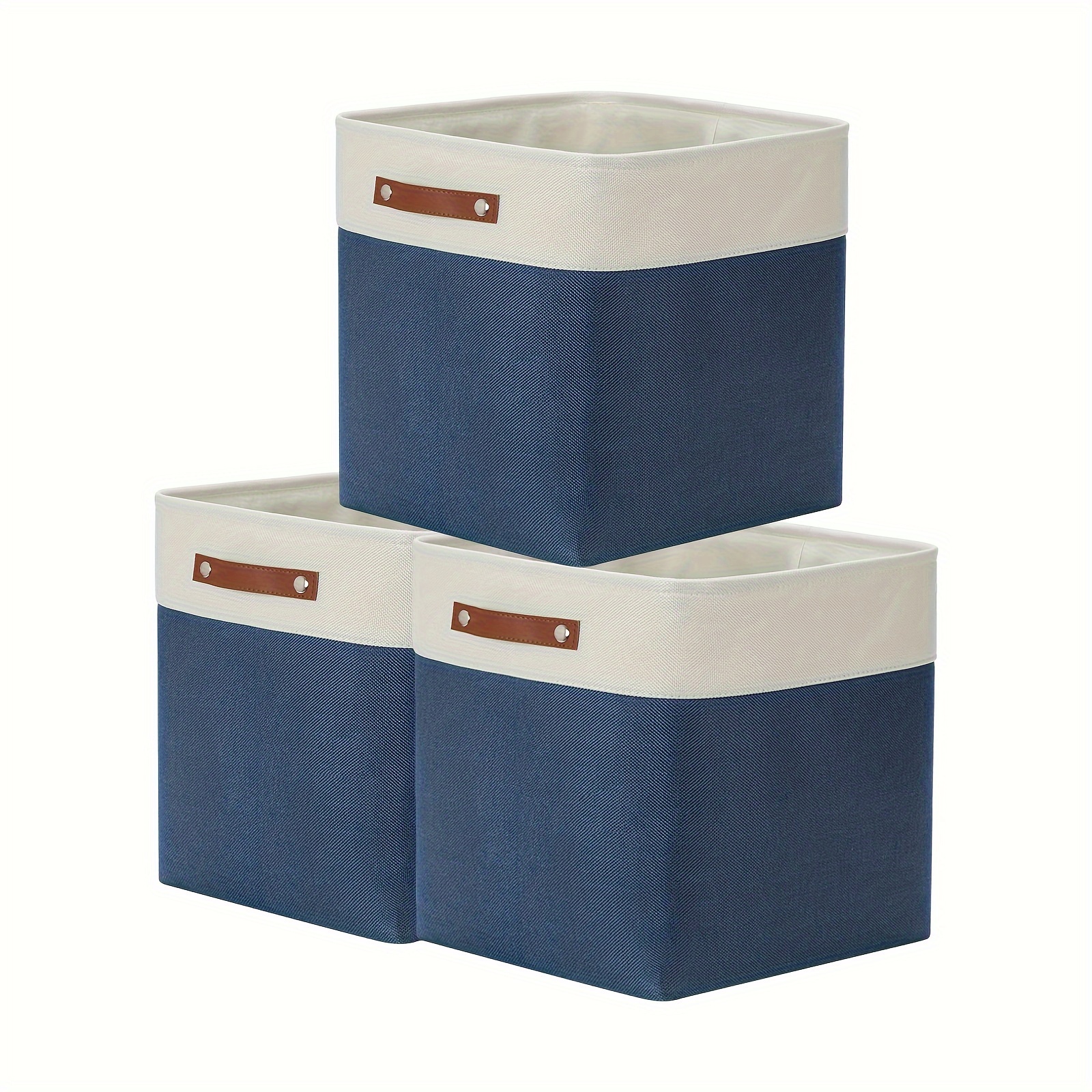 1 Bac De Rangement Ouvert En Tissu Cubes De Rangement 11 - Temu France