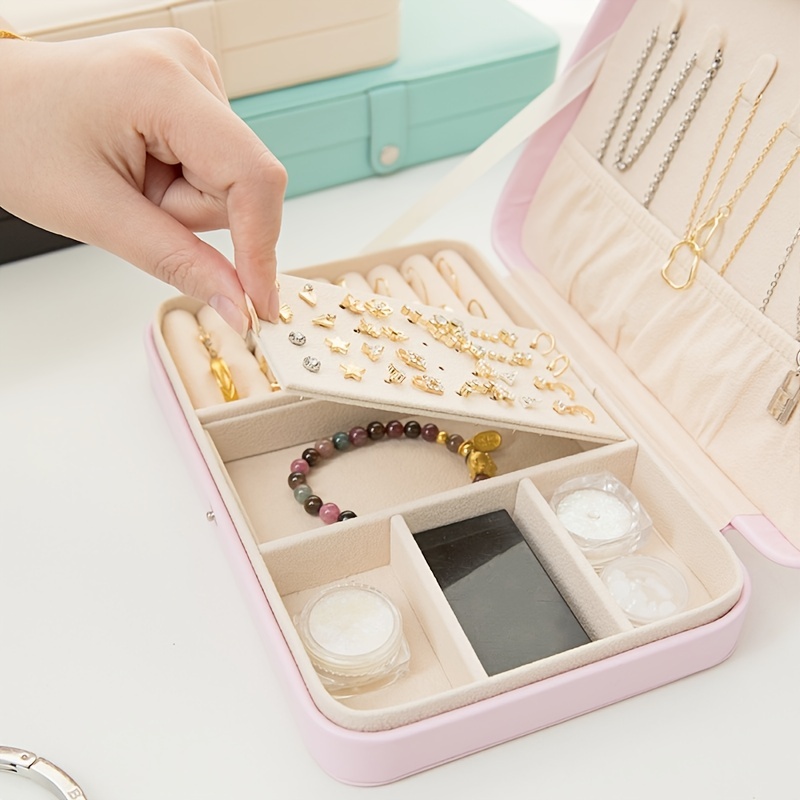 Large Capacity Jewelry Organizer Portable Button Box