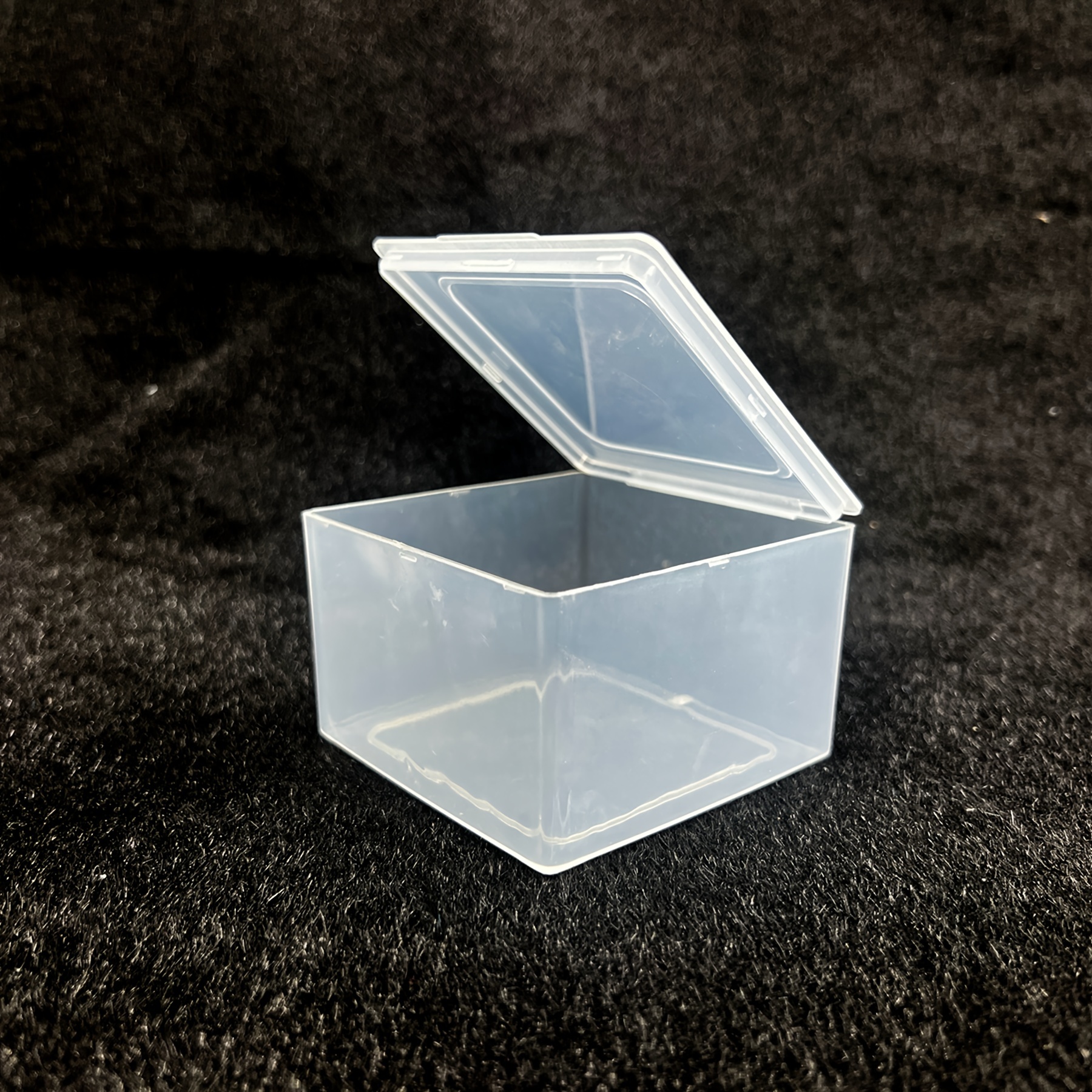 1pc Square Storage Box Flip Large Clear Organizer Jewelry Box For Sewing  Tools, Bead String Storage, Nail Art, Toys, Beauty Products, Multifunctional